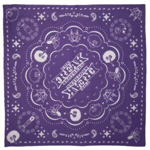 Freak Brothers Bandana ~ 100% Cotton ~ 22" x 22" ~ Purple ~ Brand New!